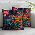 thumbnail image 3 of ARISTURING Stay Little Hippie Throw Pillow Case Funny Novelty Mushroom Decorative Cushion Cover for Home Office School Dorm Girls Room Hippy Room,Retro Hippy Gifts for Women Girls Hippies, 3 of 5