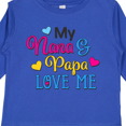thumbnail image 4 of Inktastic My Nana and Papa Love Me with Hearts Boys or Girls Long Sleeve Toddler T-Shirt, 4 of 5