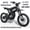 GT73, variant on GT73 Electric Dirt Bike, 2400W Motor, 37 MPH, 48V/36Ah Dual Batteries, 68-155 Mile Range, UL2849 Certified, Hydraulic Suspension, 25" Off-Road Dirt Tires