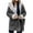 Dark Gray, variant on Patlollav Womens Coats,Winter Warm Composite Plush Button Lapel Collar Jacket Outwear