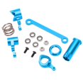 thumbnail image 4 of Aluminum Alloy Steering Assembly, Less Burden Aluminum Alloy Strong Flexibility RC Steering Knuckle Kit  For LC RACING 1/14 Blue,Red, Color, 4 of 8