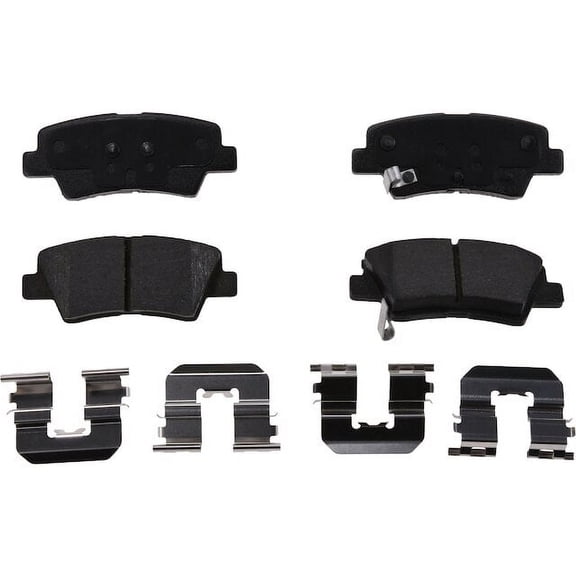 Rear Brake Pad Set - Compatible with 2012 - 2017 Hyundai Accent 2013 2014 2015 2016