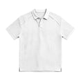 thumbnail image 5 of KeShDi Men's Shirts Polo Shirts Men's Colorblock Short Sleeve Shirt In Breathable Fabric with Classic Collar White XL, 5 of 7