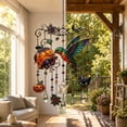 thumbnail image 6 of JHyouerji Halloween Acrylic Suncatcher Wind Chime 8x11in Window Porch Balcony Light Refraction Hanging Decor Ornament, 6 of 7