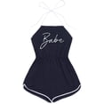 thumbnail image 1 of Women's Halter Sleeveless Short Jumpsuit Rompers Backless Playsuit, 1 of 6