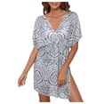 thumbnail image 1 of DAFEI Paréo de Maillot pour Femmes 2026 à Cordon, Col en V, Bikini, Tenue de Bain, Sortie de Plage, Robe-Chemise de Plage, 1 of 6