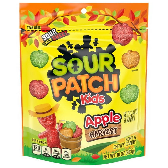 Sour Patch Kids Apple Harvest 10 oz. Bag - Case of 6