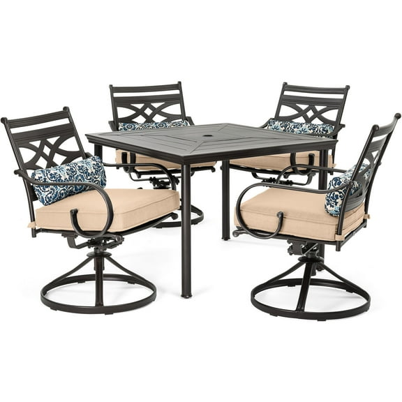 Hanover Montclair 5-Piece Patio Dining Set