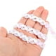 thumbnail image 3 of Uxcell 11 yardas de cinta de flecos de lentejuelas de 0.6 pulgadas, cinta de lentejuelas planas para manualidades de costura, blanca, 3 of 5