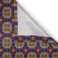 thumbnail image 3 of Ambesonne Geometric Kitchen Curtains, Colorful Tribal Shapes, 55"x24", Blue Violet Orange and White, 3 of 3