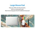 thumbnail image 5 of Rocae Starry Sky Cloud Fox for Gaming Mouse Pad, Mouse Pad Large, Office Computer Keyboard Mousepad, Keyboard and Mouse Pad with Stitched Edges,31.5 x 11.8 in, 5 of 5