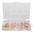 thumbnail image 2 of DIY Ear Stud, With Plastic Box Flat Head Ear Stud 4 Colors Ear Wires, Girls For Women Gold,Silver,White K,KC Gold, 2 of 8