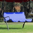 thumbnail image 5 of WEISIPU 3 Seater Replacement Swing Seat Cover Waterproof Patio Swing Cushion Cover Garden Swing Chair Protection Cushions Cover, 5 of 6
