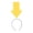 Yellow 1Pcs, variant on Tuscom 1Pcs Funny Arrow Headband Blue, Costume Headpiece Props for Teens Adults, Novelty Photo Booth Accessory for Birthday Party Dress-Up