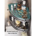 thumbnail image 5 of 3-tier Bathroom Corner Shelf Triangle Shower Caddy Wall Mounted Storage Rack For Toiletries And Soap, With No Drilling Required, 5 of 5