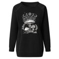 thumbnail image 4 of Puntoco Mujeres Casual Manga Completa Cuello Redondo tops Camisas Sueltas Blusa Estampado de Sol y Luna Sudadera Gráfica Puntoco Puntoco-5310, 4 of 6