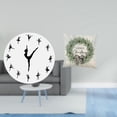 thumbnail image 2 of Reloj De Pared De Bailarina De Ballet Con Funda De Almohada Navideña, Elegante Reloj Silencioso Y Cojín Festivo Para Decoración Del Hogar, La Oficina, La Cocina Y El Sofá., 2 of 8