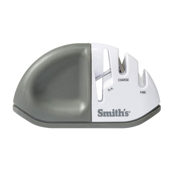 Afilador Smith's Diamond Edge Grip MAX de 2 etapas, color blanco