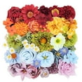 thumbnail image 3 of 38pcs Artificial Flowers Bouquets Box Set for DIY Bridal Wedding Shower Decorations Rainbow Colorful Fake Floral Arrangements for Party Table Centerpieces Home Decor Indoor Outdoor, 3 of 8