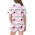 thumbnail image 4 of TZEWGL Night Suit For Infant Short Sleeve Shirt And Shorts 2Pcs Set With Pocket Comfortable Pjs For Infants size 4-5T, 4 of 5