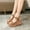 Khaki, variant on Viluyesy Womens Heeled Sandals, Platform Open Toe Ankle Strap Elegant Wedge Shoes Khaki