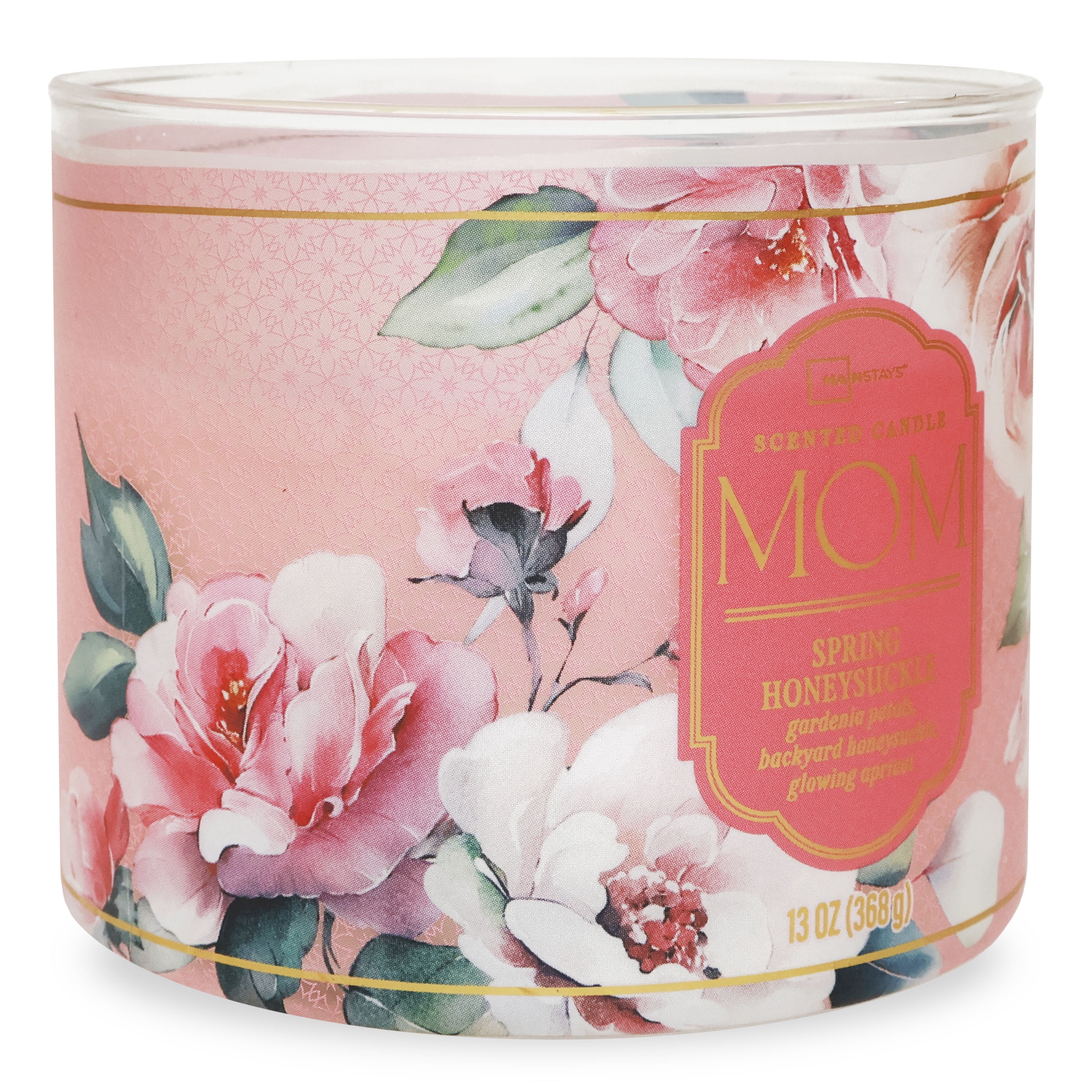 Mainstays 3-Wick Mothers Day Wrapped Candle "Mom", 13-Ounce