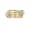 Plain Yellow Gold, variant on 14K Gold Plated Interlocked Stackable Rings for Women Statement Multi Ring Mixed Metals Stack Cubic Zirconia Two-Toned Stacking Jewelry