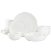 Gibson Home Gracious Dining 16 Piece Double Bowl Dinnerware Set