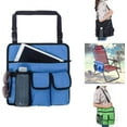 thumbnail image 5 of Outdoor Fishing Beach Chair Hanging Storage Bag, Phone Sunglasses Water Bottle Pouch, Handy Pockets Tote Bag with Straps Portable Shoulder, 5 of 6