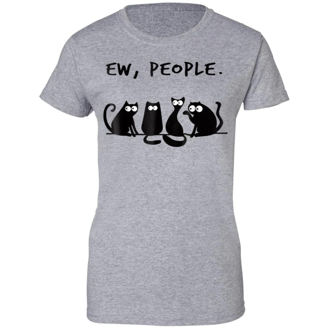 ew people cat t shirt