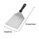 thumbnail image 4 of Set de herramientas de barbacoa de acero inoxidable de 3 piezas | Pala Teppanyaki, Raspadora y Prensa de Carne | Accesorios duraderos resistentes al calor para barbacoas al aire libre | Fácil de, 4 of 9