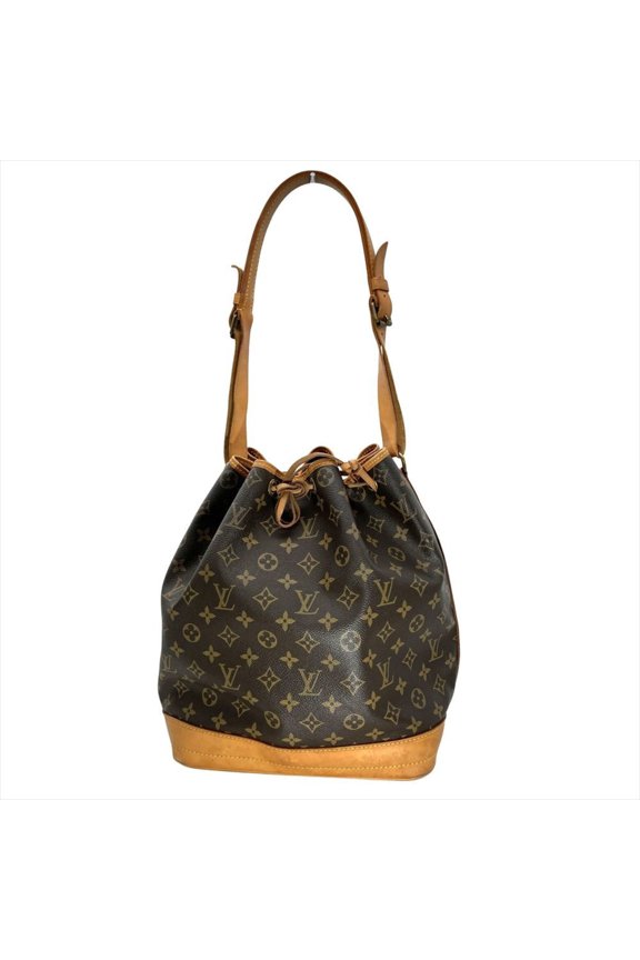 Pre-Owned Louis Vuitton Noe Shoulder Bag, Monogram Canvas, M42224, Brown, Gold Hardware, MI871,...