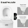 thumbnail image 2 of RichYa Bidet - Hot and Cold Water Non Electric Dual Self Cleaning Nozzle (Frontal & Rear/Feminine Wash) Ultra Thin Bidet Attachment for Toilet Fresh Water Sprayer, 2 of 8