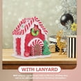 thumbnail image 4 of Hytrove 2Ud Ornaments Colgantes En Resina De Casa Navideña Para Decorar Árbol Y Pared, 4 of 7