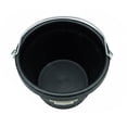 thumbnail image 3 of Little Giant 12 qt Flexible All-Purpose Rubber Bucket w/ Steel Handle (6 Pack), 3 of 6