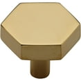 thumbnail image 3 of Ashley Norton MT4334-036-MSB Brighton 1-3/8" Modern Hexagon Luxury Solid Brass Cabinet /, 3 of 3