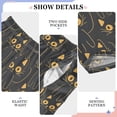 thumbnail image 4 of Black Cat Pattern Pajama Pants Soft Lightweight Lounge Pants Bottoms Sleep Pants Warm Comfy, 4 of 9