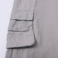 thumbnail image 6 of WTXUE Girls Cargo Pants, Scrub Pants Women's Solid Color Multi Pocket Cargo Casual Trousers, Low Rise Pantalones De Mujer, Grey, 6 of 9