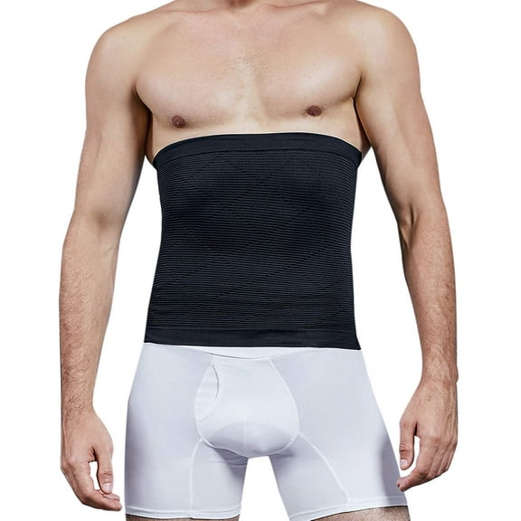 MISS MOLY Men's Compression Waist Control Belt Slimming Shapewear Band