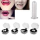 thumbnail image 3 of Decoración Dientes Postizos, Dentaduras Postizas Para Cosplay Peso Ligero Inofensivo Fácil De Usar 4 Pares Para Fiestas, 3 of 7