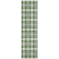 thumbnail image 2 of Addison Rugs Chantille Indoor/Outdoor Transitional Holiday Plaid Green Machine Washable Runner Rug, 2'3" x 7'6", 2 of 7