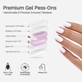 thumbnail image 2 of SHANGMENG Soft Gel Press on Nails Short Square Pure White, Naturally Stick on Nails in 32PCS Reusable Fake Nails Kit with Glue, Classic White, 2 of 9