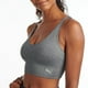 thumbnail image 2 of Sujetador deportivo PUMA Seamless Heather Grey que absorbe la humedad, 2 of 3