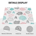 thumbnail image 4 of YFYANG Microfiber Dish Drying Mat for Kitchen, Reusable Cute Cloud Doodles Large Dish Mat, 18" x 24", 4 of 9