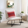 thumbnail image 3 of Minimalist Outdoor Pillow Covers Set of 2 Red Gradient Stripe Country Farmhouse Waterproof Throw Pillow Case Decorative Square Cushion Cover for Patio Couch Garden Balcony, 24"x24", 3 of 9