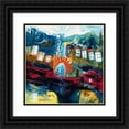 thumbnail image 1 of Muller,Max 20x20 Black Ornate Wood Framed with Double Matting Museum Art Print Titled - Abstract landscape I, 1 of 4