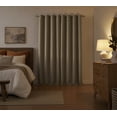 thumbnail image 3 of SUNSHIELD SIGNATURE Colton 100% Blackout Curtains for Living Rooms, Single Curtain Grommet, 50” x 95”, Linen, 3 of 7