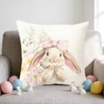 thumbnail image 4 of Djunllk Pillow Covers 18x18, Spring & Easter Cozy & Breathable Holiday Home Farmhouses Decorative Pillowcases, 4 of 6
