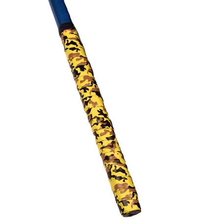 Pnellth 1.5m Widely Used Rod Handle Tape Camouflage Sweat Absorbing Personalized Appearance Grip Winding Strap for Fishing Pole Yellow