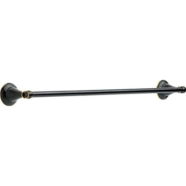 delta windemere towel bar, oil rubbed bronze bathroom towel holder